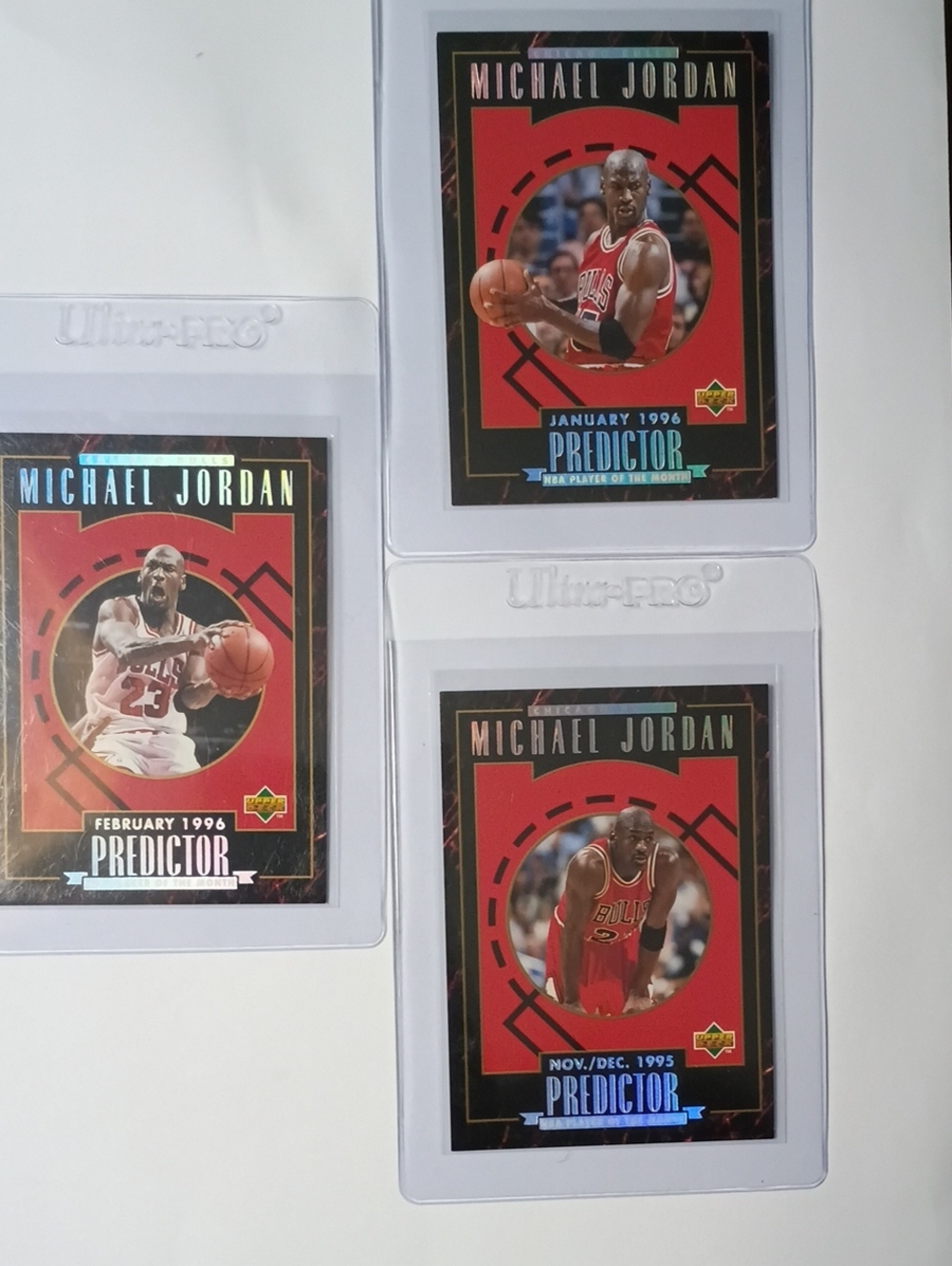 Predictor Basketball Card Set - Red/Black Design
